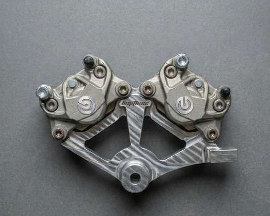 Honda Grom MSX-125 2014+ P32/P34 Brembo Dual Rear CNC Caliper Adapter Stunt Bracket
